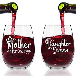 Wine glasses, stemless wine glasses