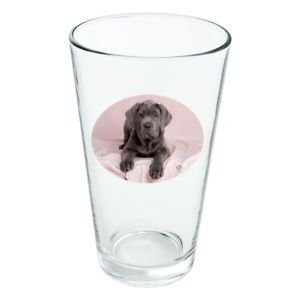 Mastiff 16 oz pint glasses, drinking cup