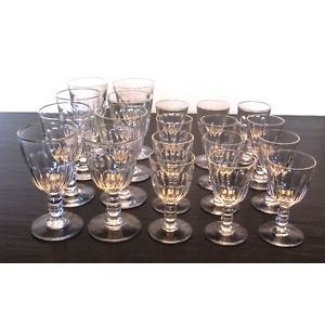 Cut crystal glass, wine glass, crystal cup