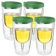 Acrylic wine drinking cup double