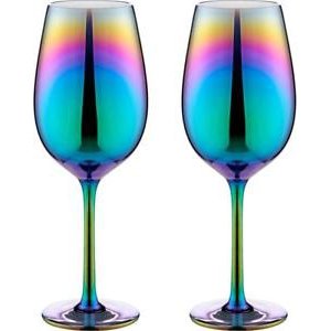 Rainbow wine glass, table glassware Cup