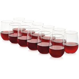 Indoor kitchen stemless wine glass